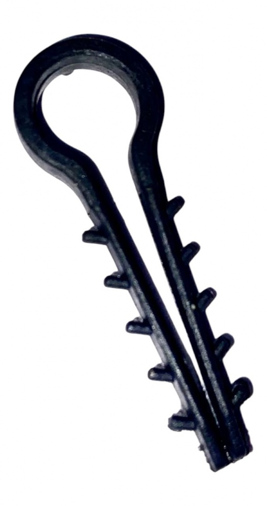 Дюбель-елка круглый UP! (Underprice) зажим 8 мм 100 шт. черный