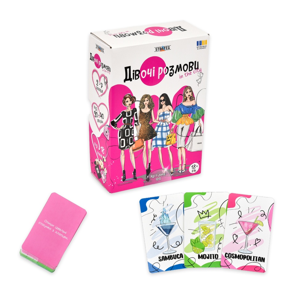 Гра настільна Strateg Дівочі розмови 30590