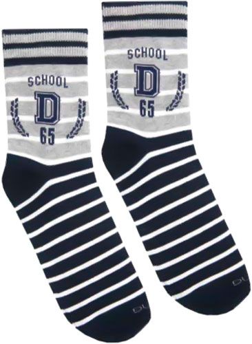 Шкарпетки дитячі Duna 977 р.20–22 темно-синій у смужку 