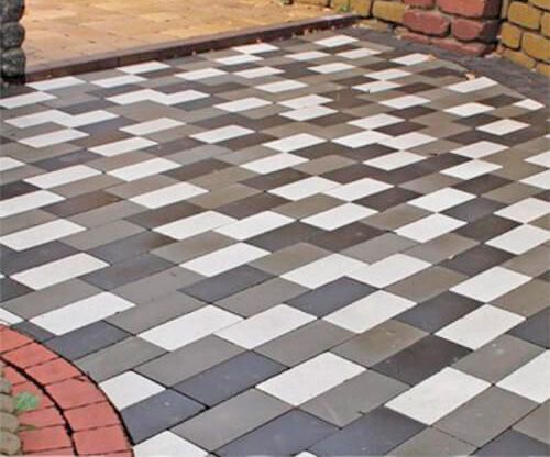 Тротуарна плитка Золотой Мандарин Цегла чорна 200 х 100 х 40 мм.