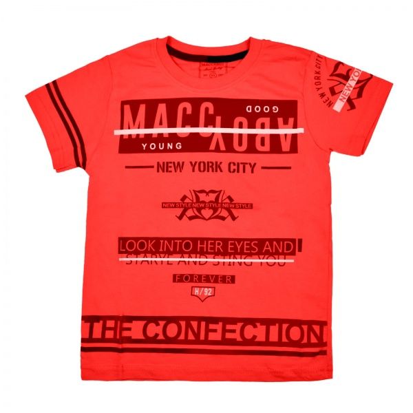 Футболка для девочки Macma р.146 красный 9024 