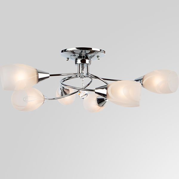 Люстра стельова Strotskis Virginia 2275/6 6x60 Вт E27 хром 