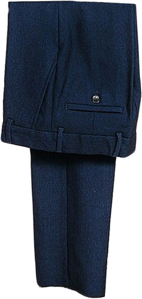 Брюки школьные West-Fashion р.122 синий 