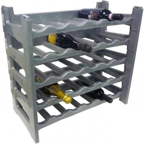 Підставка для пляшок сіра 42065 Stefanplast