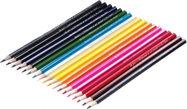 Олівці кольорові ZB.2411 18 шт. ZiBi