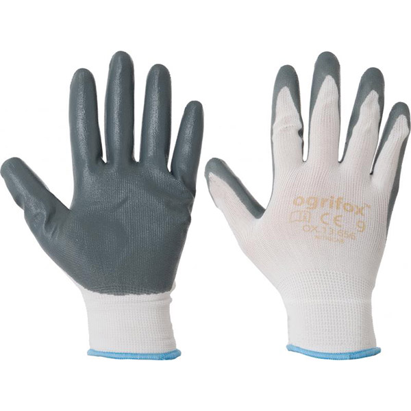 Перчатки Reis с покрытием нитрил L (9) OX-NITRICAR WS 09