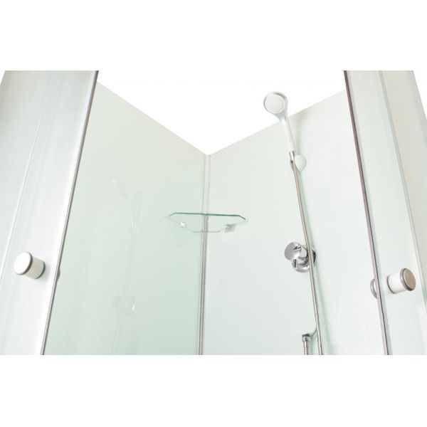 Душевой бокс UP! (Underprice) WKA 612 Т 900*900*1980 стекло матовое, профиль сатин