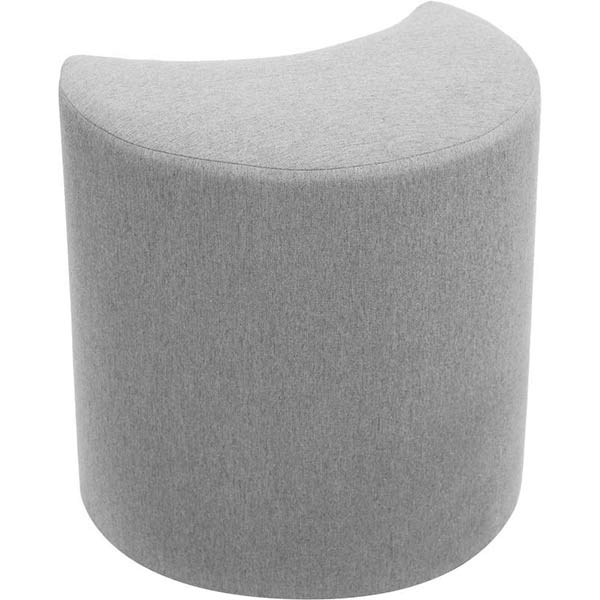 Пуф Марбет Півмісяць Look №9 40х40х24 см сірий