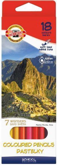 Олівці кольорові 18 кольорів 3653018027KS Koh-i-Noor