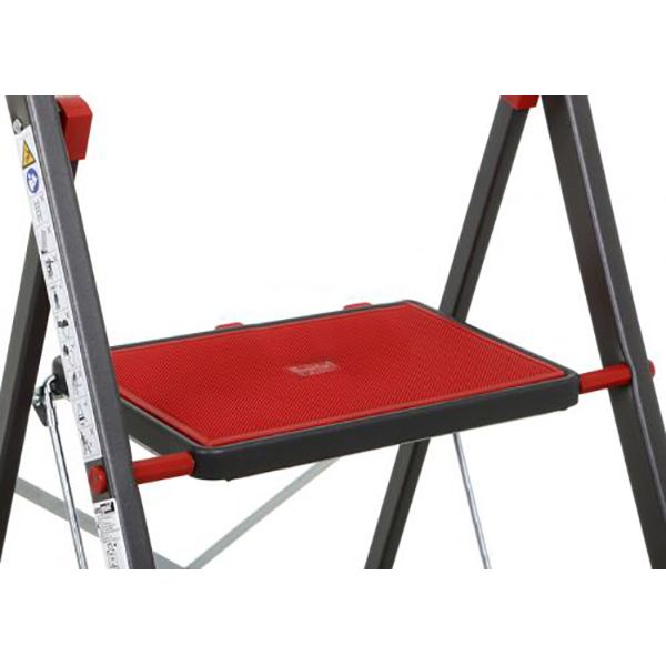 Лестница Eurogold металлическая 3 ступени, с удлиненной ручкой D2023HSR