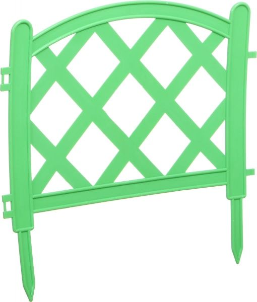 Декоративна огорожа для клумб гратчаста 4 шт.