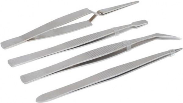 Набор пинцетов R'DEER 4 шт. RST1104