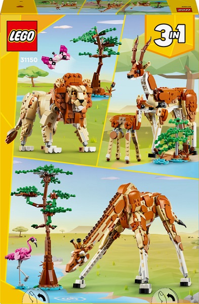 Конструктор LEGO Creator Дикі тварини сафарі 31150