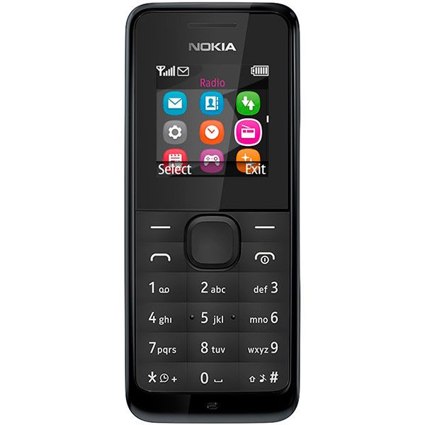 Телефон мобільний Nokia 105 black