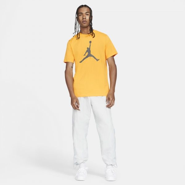 Футболка Jordan M J JUMPMAN SS CREW CJ0921-740 р.L желтый