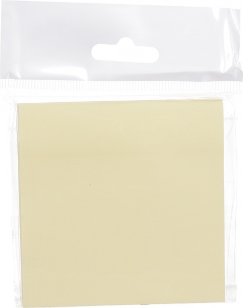 Папір для нотаток 76х76 мм з липким шаром колір в асортименті UP! (Underprice)