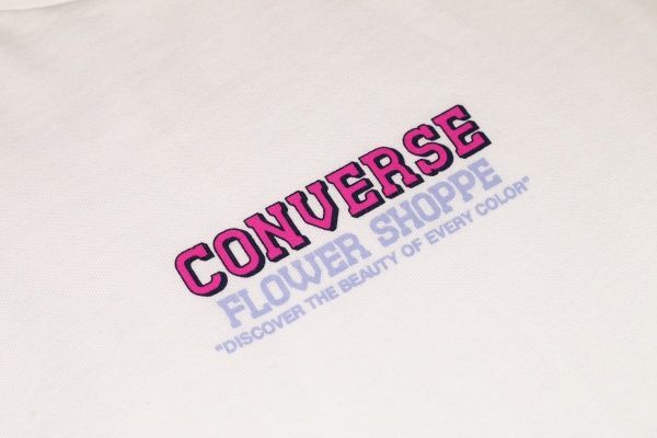 Футболка Converse FLOWER RELAXED TEE 10022749-102 р. XS білий