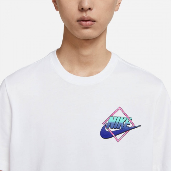 Футболка Nike M NSW TEE BEACH ROLLERBLADER DD1284-100 р.M бірюзовий