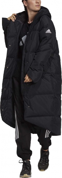 Пальто Adidas W BIG BAFFLE C GT6539 р.S черный