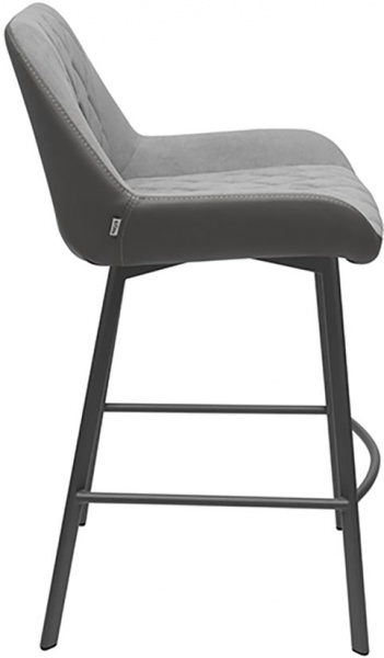 Стул Bjorn полубарный NORD PB MAGIC VELVET 2209 PR черный / черный