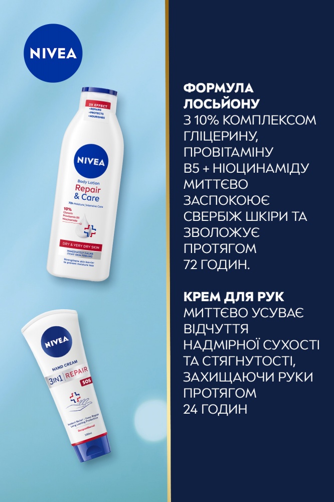 Подарочный набор для женщин NIVEA RESTORATIVE