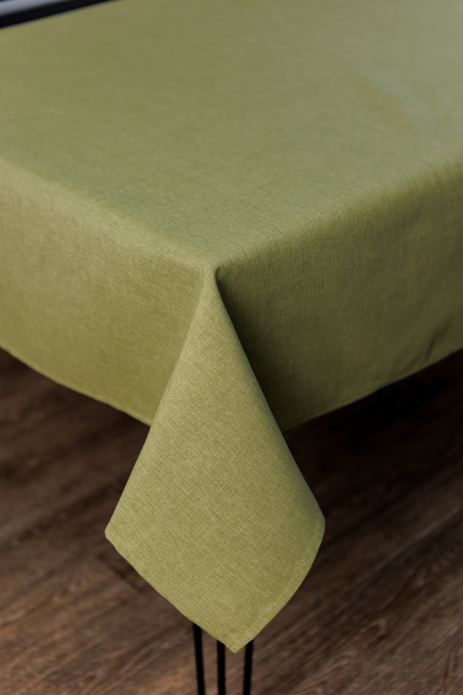 Скатерть БОТАНИКА 136x220 см олива La Nuit