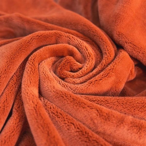 Покрывало 220x240 см оранжевый 