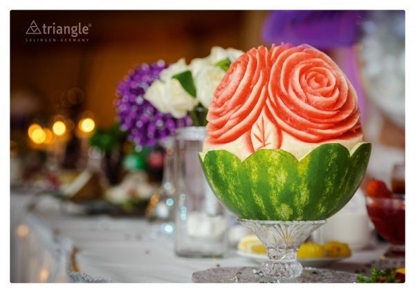 Ніж для декорування кавунів діаметр 25 мм Triangle