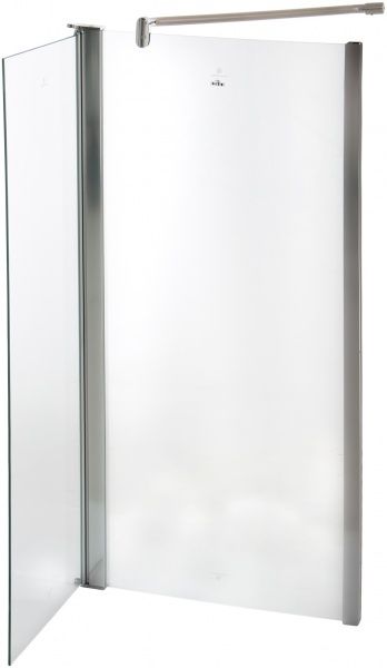 Штора для душа Korra K 890A 100x140 стеклянная хром