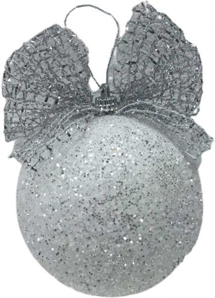 Ялинкова іграшка Діамантові ручки з глітером 10 см 