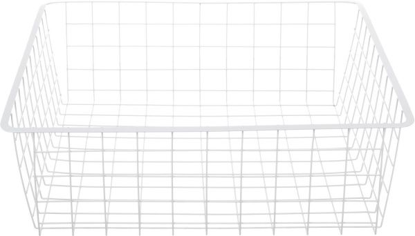 Стелаж з висувними кошиками 500х500х690 мм білий