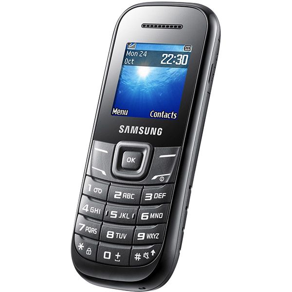Телефон мобільний Samsung E1200 black