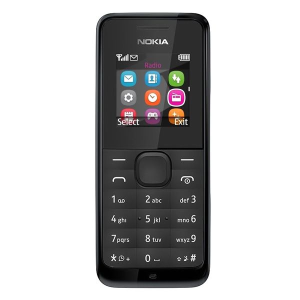 Телефон мобильный Nokia 105 DS Black