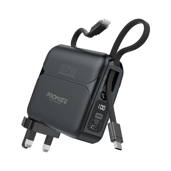 Універсальна мобільна батарея Promate 20000 mAh black (powerpack-20pro.black) PowerPack-20Pro 