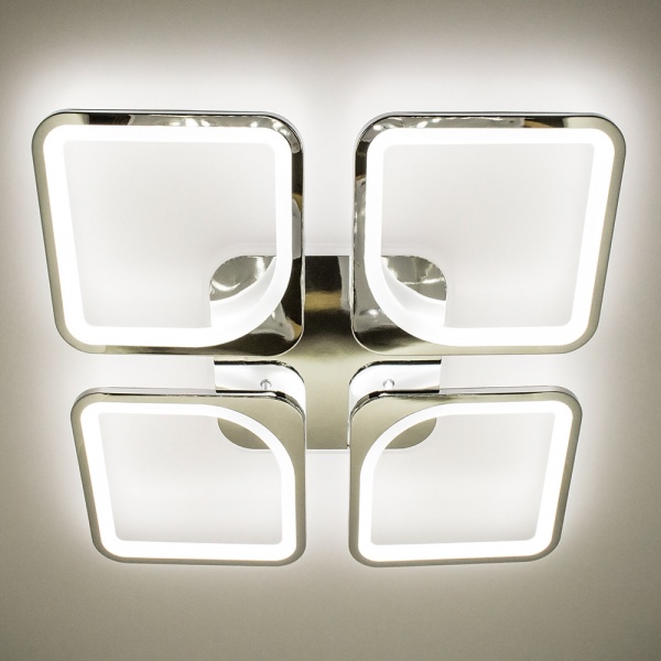 Люстра світлодіодна Luminaria 4Q550/90 100 Вт хром/білий LOOK RGB 100W CHROME 