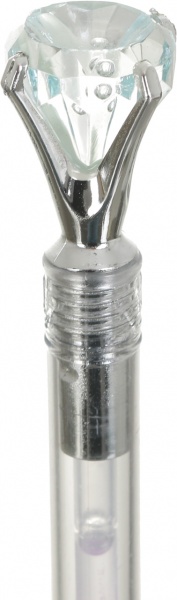 Ручка кулькова Кришталь блакитний 