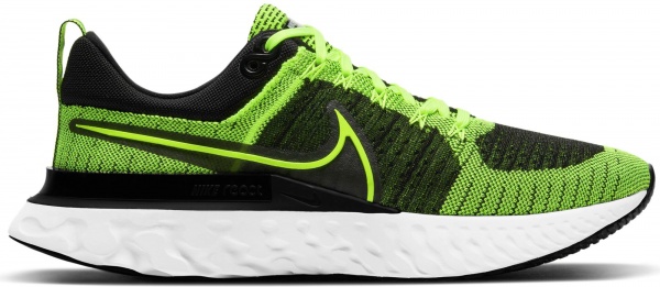 Кросівки Nike React Infinity Run Flyknit 2 CT2357-700 р.US 8 салатово-чорний