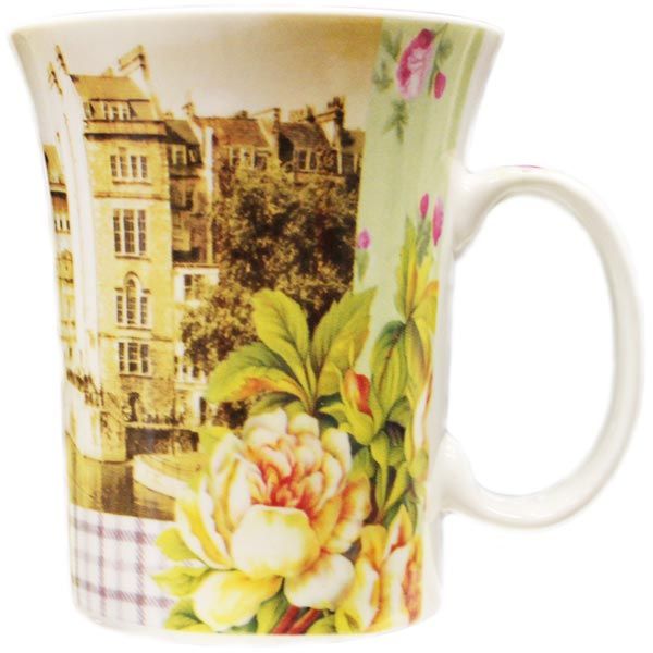 Чашка фарфоровая Столицы 330 мл