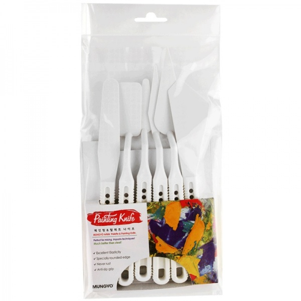 Набор мастихинов пластиковых 6 шт. MPPK6 Mungyo 