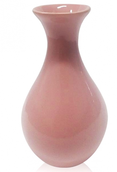 Ваза для квітів Eterna 103-17 17 см рожева 