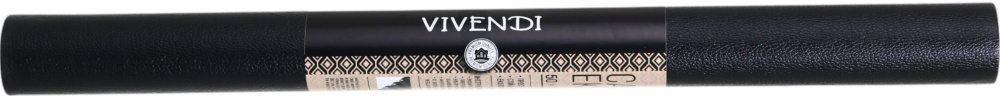 Самоклеющаяся экокожа Vivendi черная 0,5x1,35 м