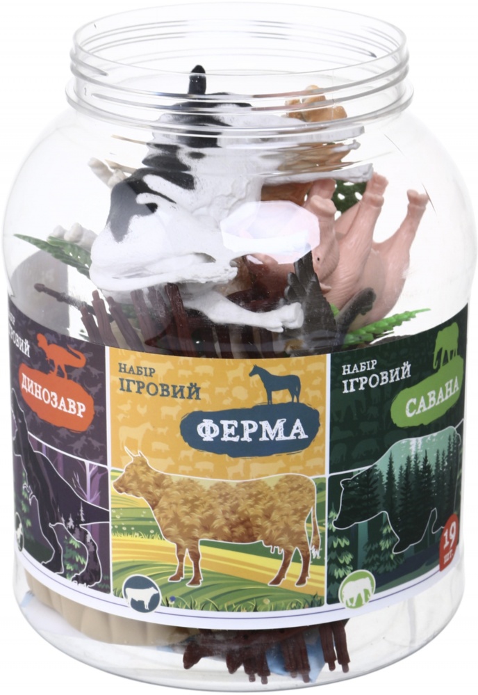 Игровой набор PIXIE ведро ферма 19 шт. 20.5х15.5х15.5 см пластик YX-8014