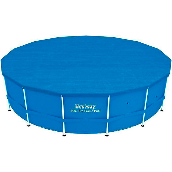 Тент укрывной Bestway для каркасных бассейнов Ф427 см