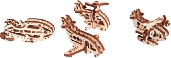 Ігровий набір Ukrainian Gears 3D пазл фіджет літальні апарати