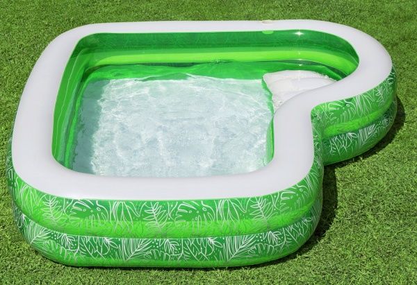 Басейн надувний Bestway Tropical Paradise із сидінням 231x231x51 см