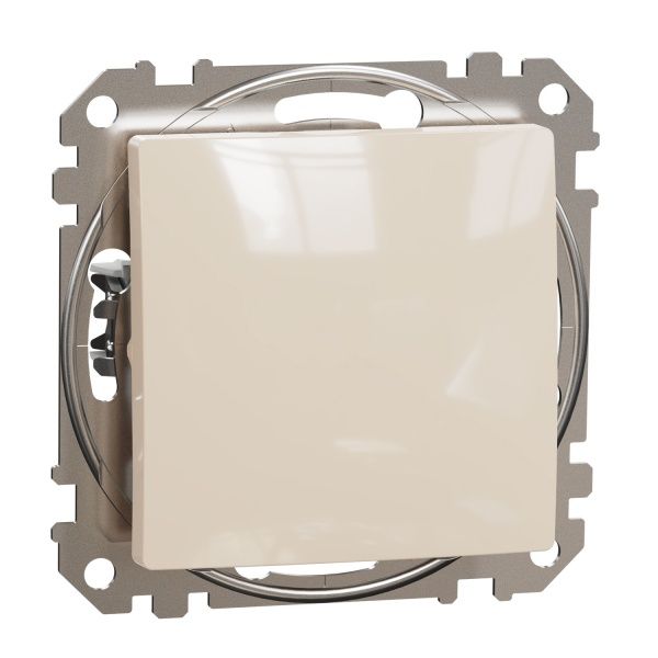 Переключатель перекрестный одноклавишный Schneider Electric Sedna Design без подсветки 10 А 250В бежевый SDD112107