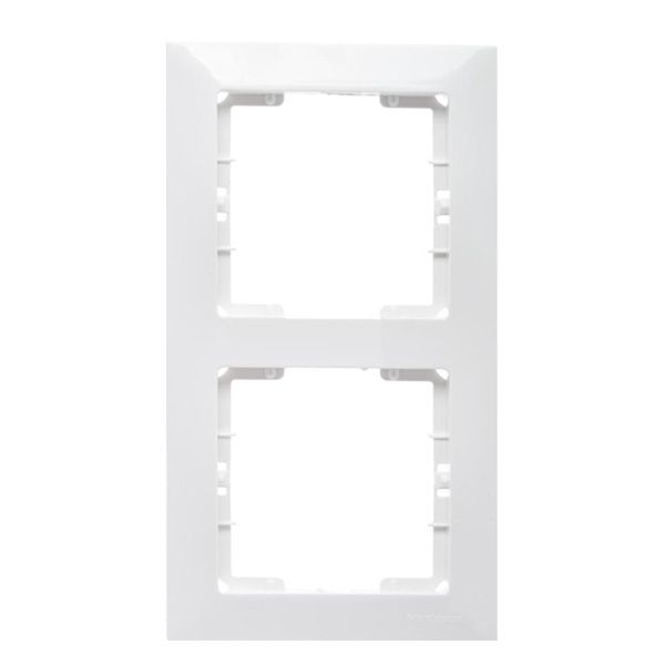 Рамка Mutlusan Candela подвійна біла