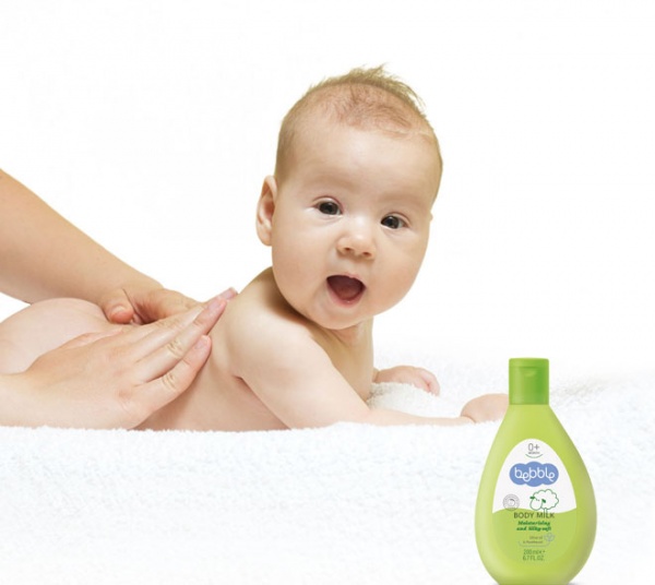 Молочко дитяче Bebble Олива та пантенол 200 мл