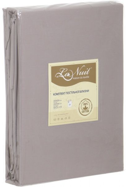 Комплект постельного белья Solid 2 песочный La Nuit 