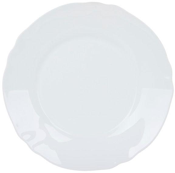 Тарелка обеденная Louis XV 24 см белая Luminarc